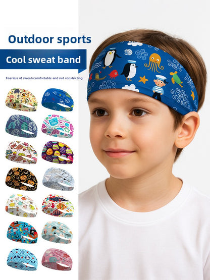 Children's Sports Headband with Sweat Absorption