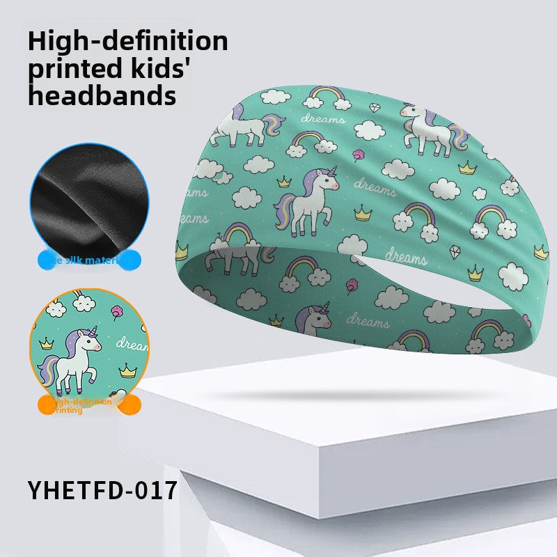Children's Sports Headband with Sweat Absorption
