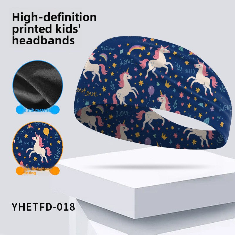 Children's Sports Headband with Sweat Absorption