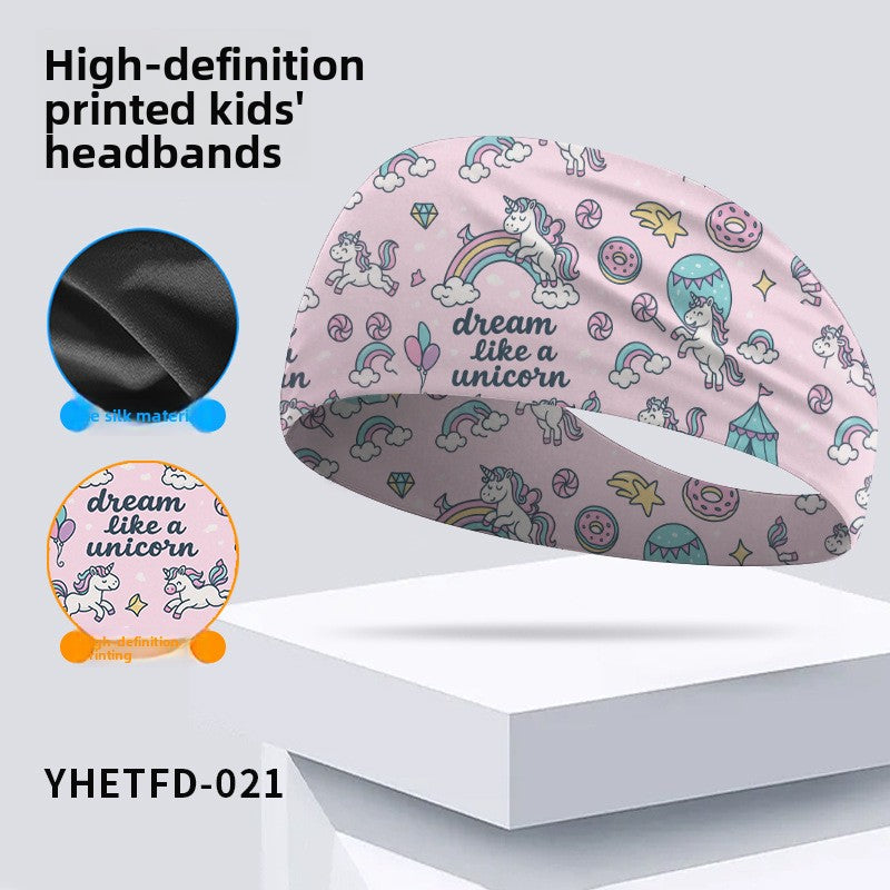 Children's Sports Headband with Sweat Absorption