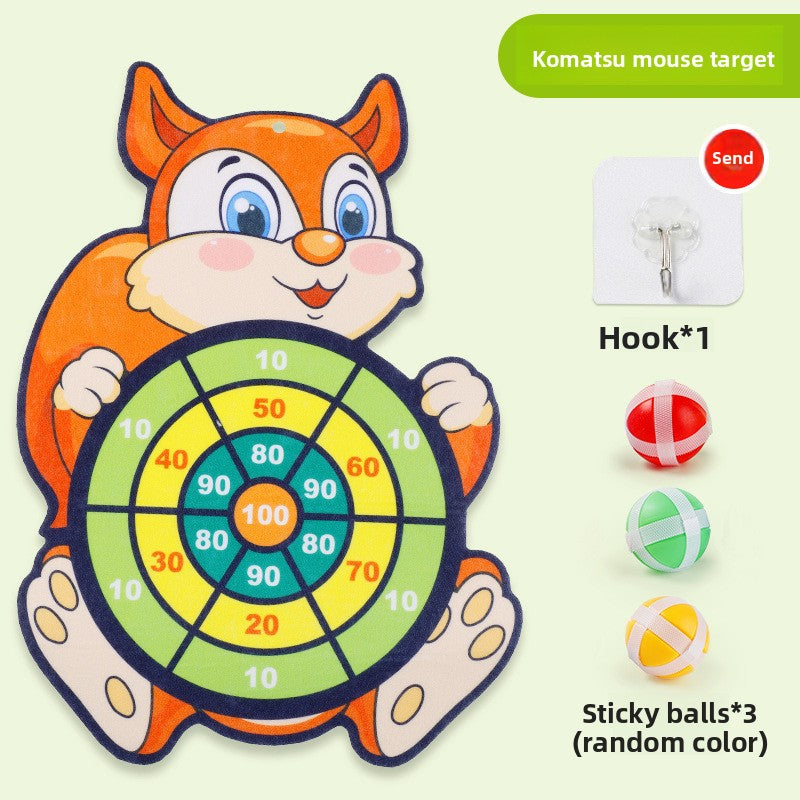 Children's sticky ball target
