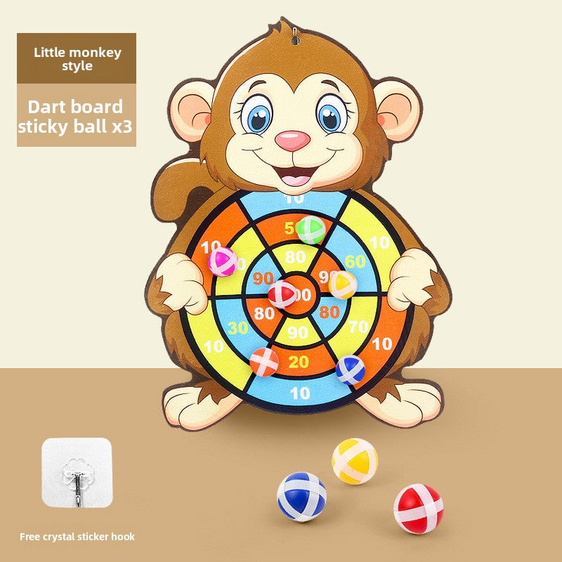 Children's sticky ball target