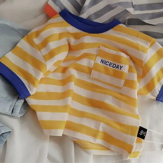 Children's Striped Cotton T-shirt