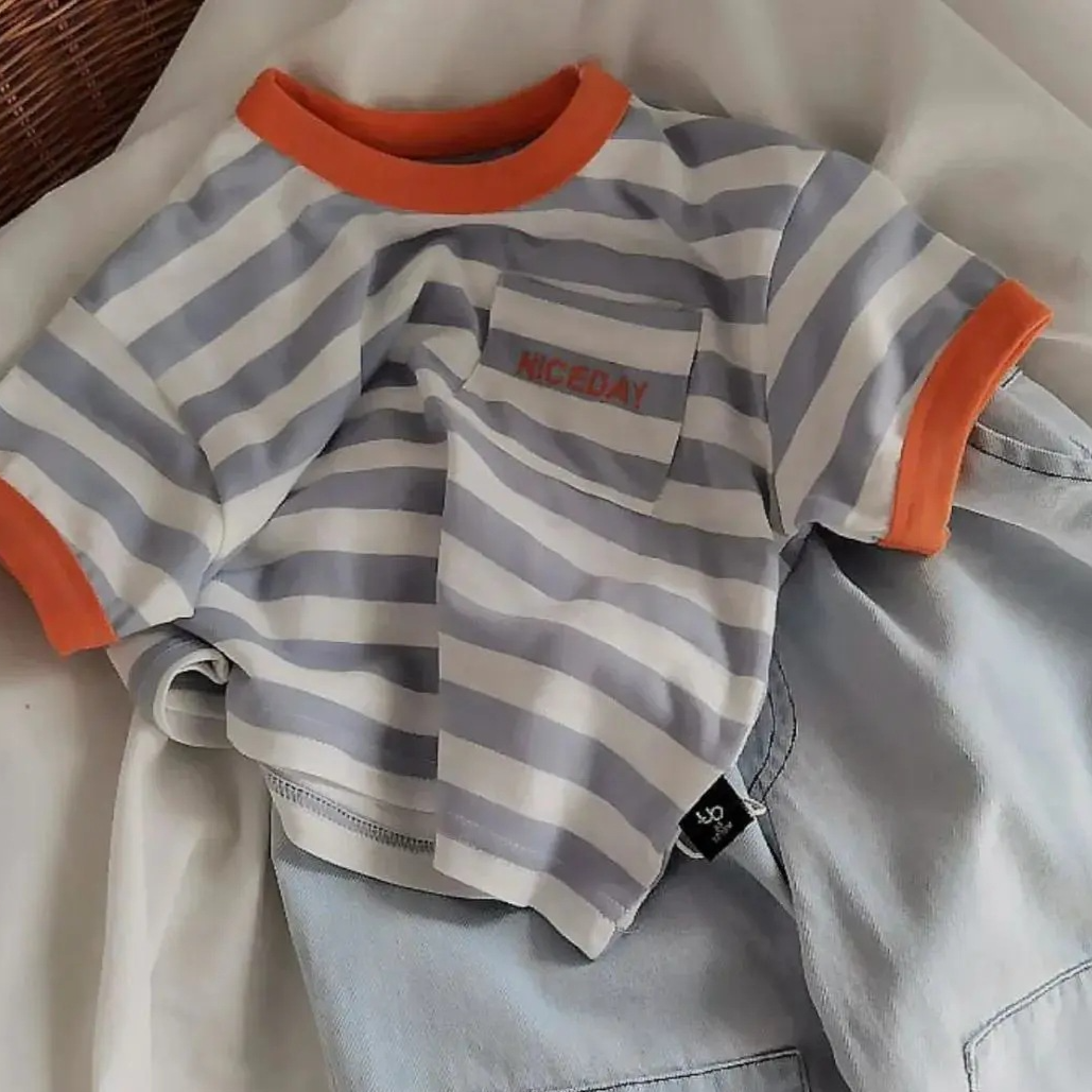 Children's Striped Cotton T-shirt