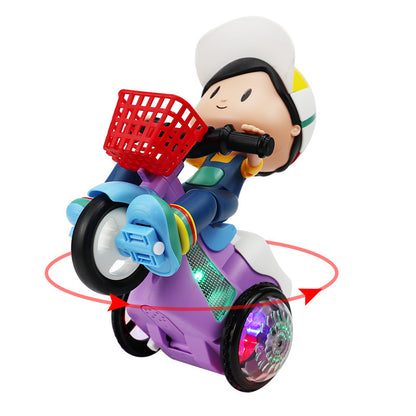 Children's Stunt Tricycle Electric Cartoon Boys and Girls