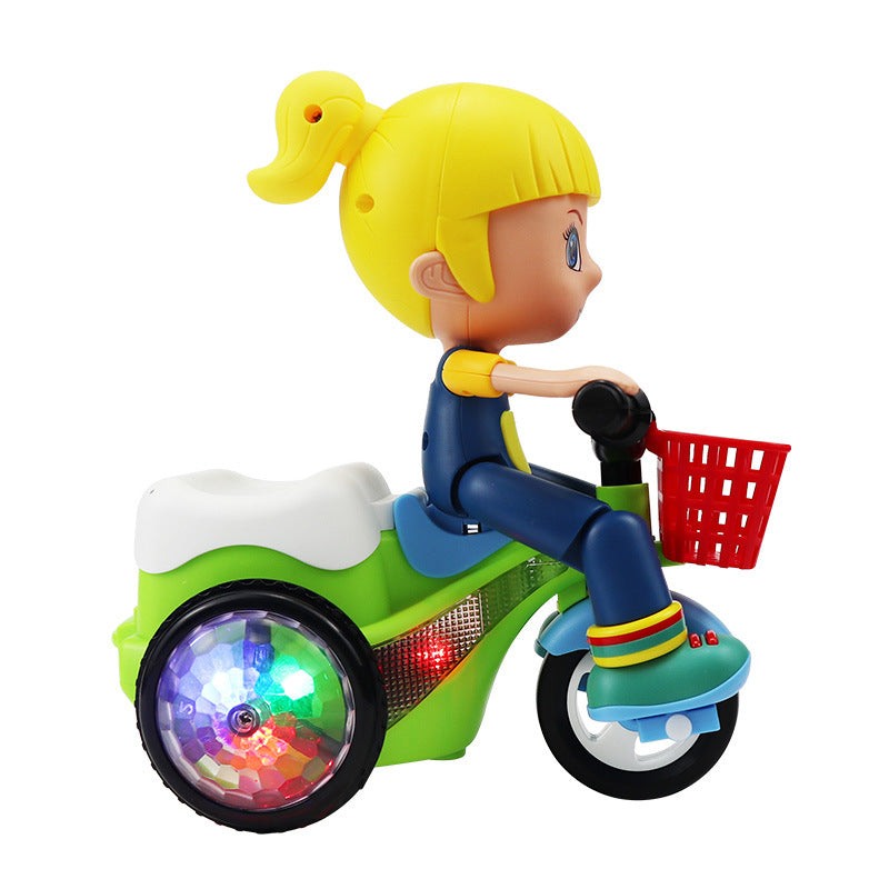 Children's Stunt Tricycle Electric Cartoon Boys and Girls