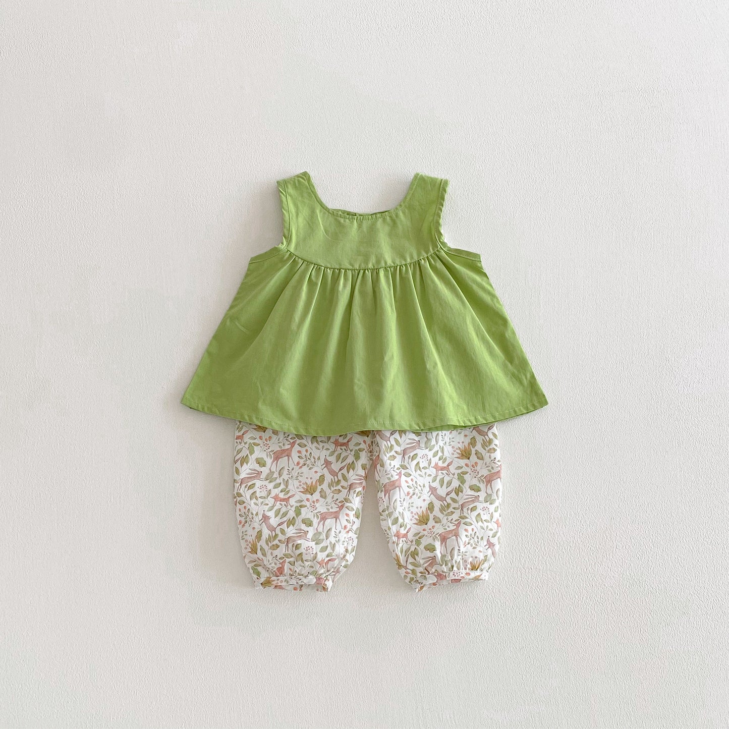 Children's suit floral shirt