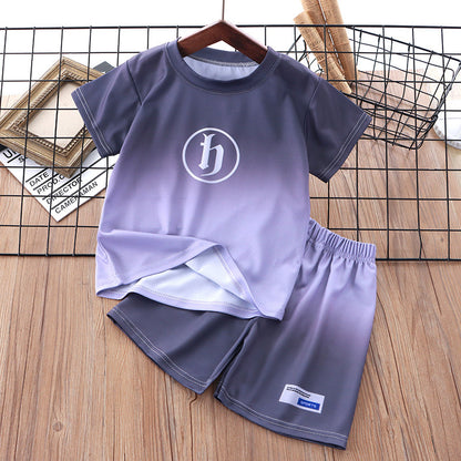 Children's summer short-sleeved suit