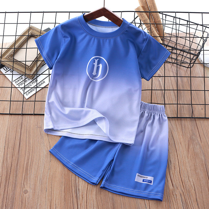 Children's summer short-sleeved suit