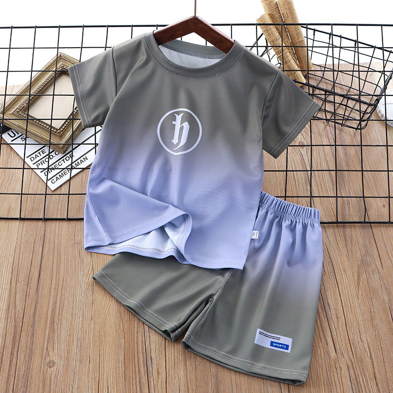 Children's summer short-sleeved suit