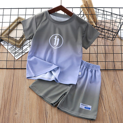 Children's summer short-sleeved suit