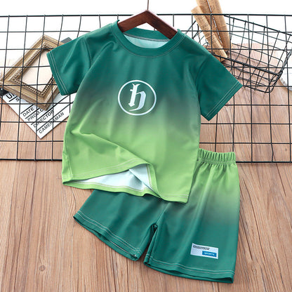 Children's summer short-sleeved suit
