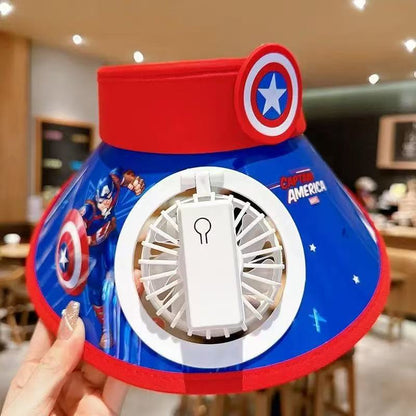 Children's sun hat with fan