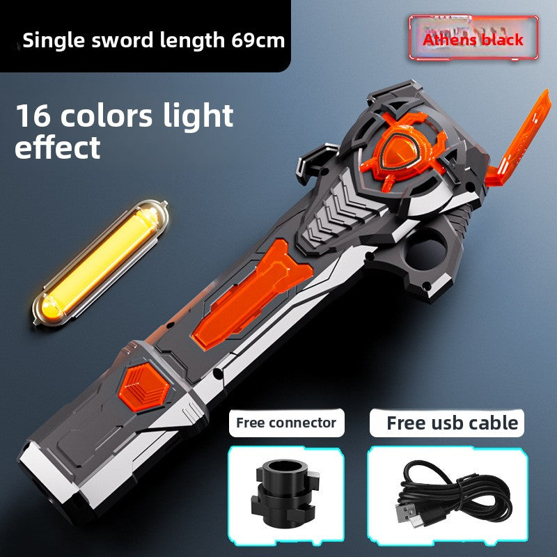 Children's telescopic laser sword toys
