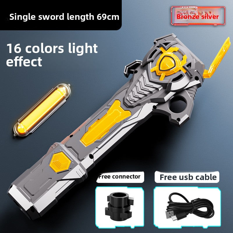 Children's telescopic laser sword toys