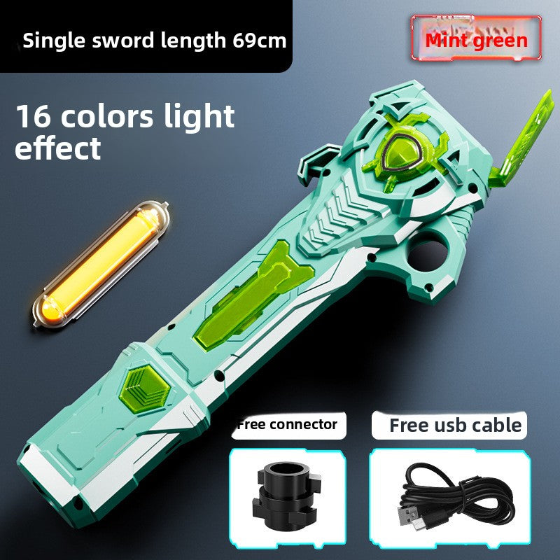 Children's telescopic laser sword toys