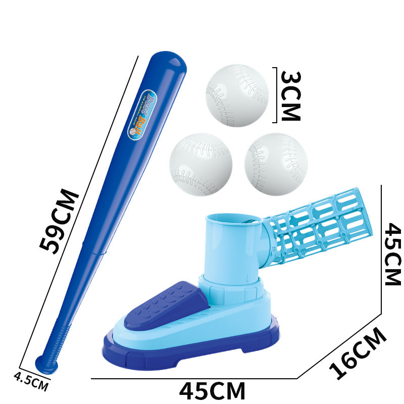 Children's toy baseball launcher