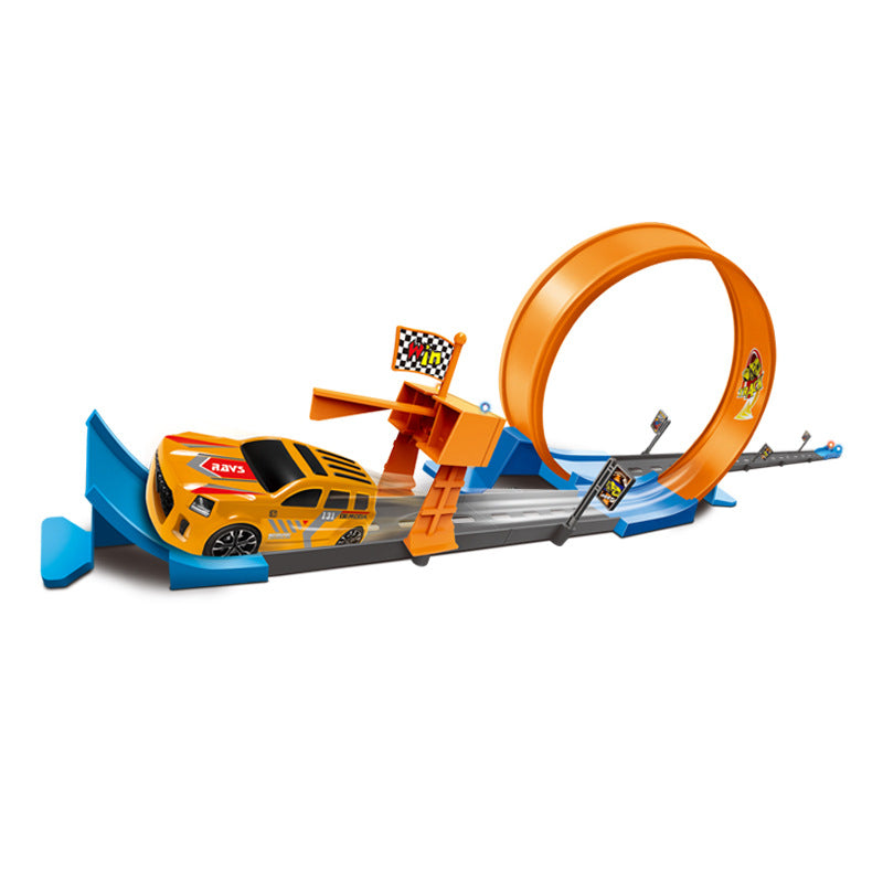 Children's toy track alloy vehicle