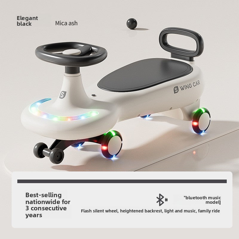 Children's Twist Scooter with Lights and Music