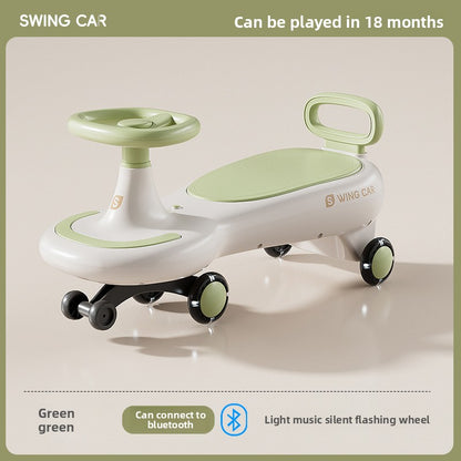 Children's Twist Scooter with Lights and Music