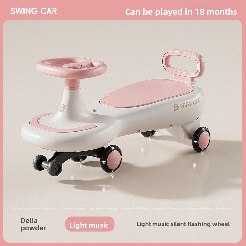 Children's Twist Scooter with Lights and Music