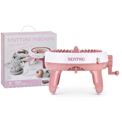 Children's weaving and knitting toys