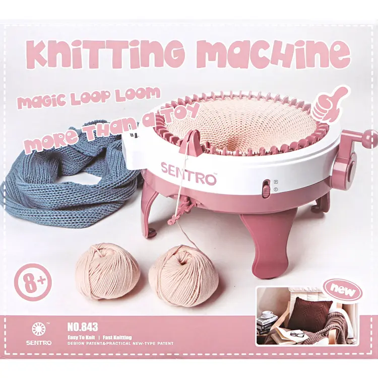 Children's weaving and knitting toys