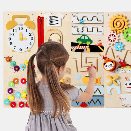 Children's Wooden Busy Board Educational Toy