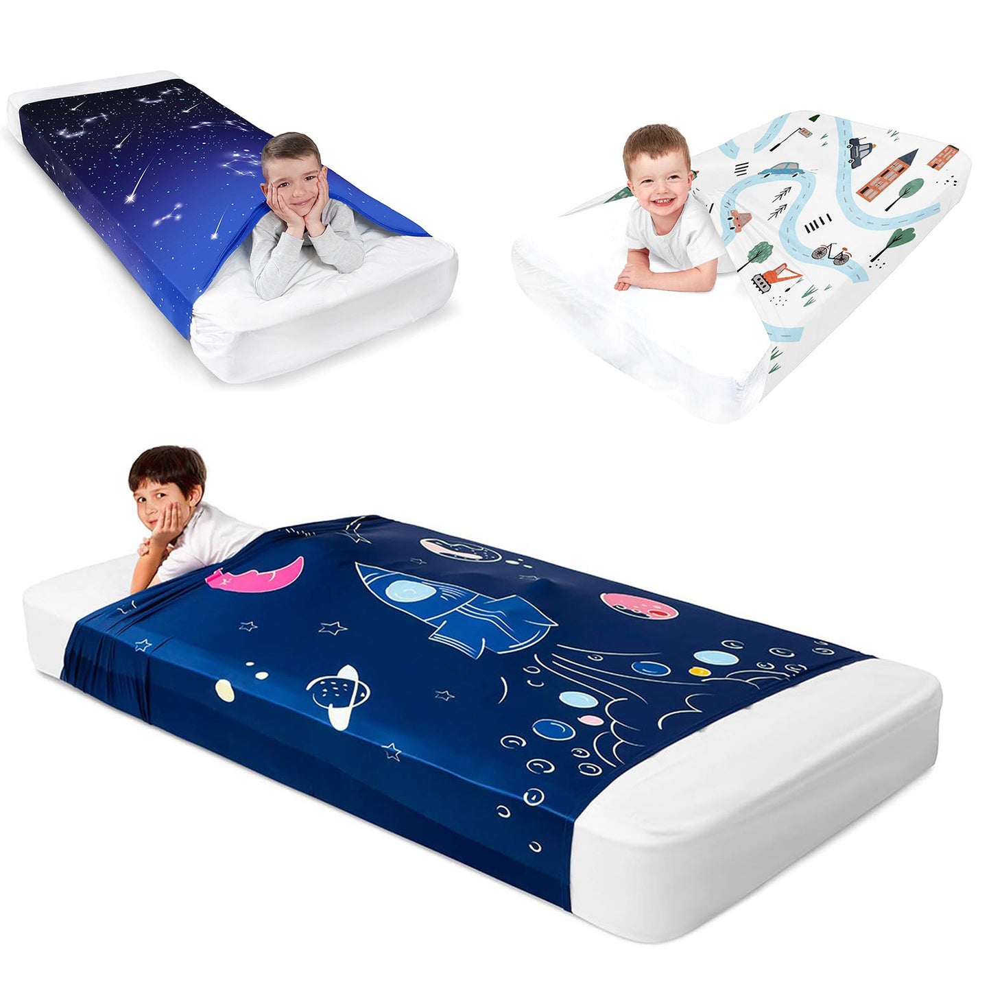 Children Sensory Compression Bed Sheet Blanket