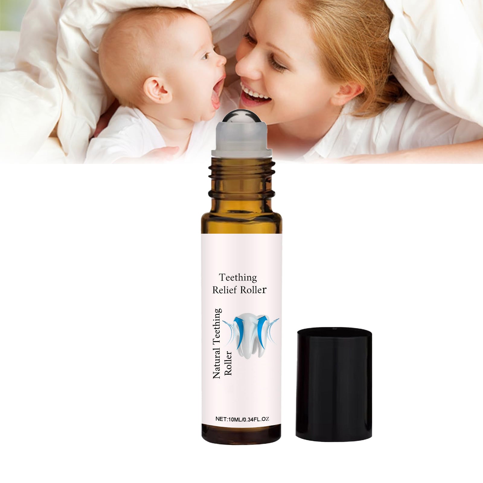 Children Teething Massage Roller Soothing Oil