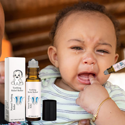 Children Teething Massage Roller Soothing Oil