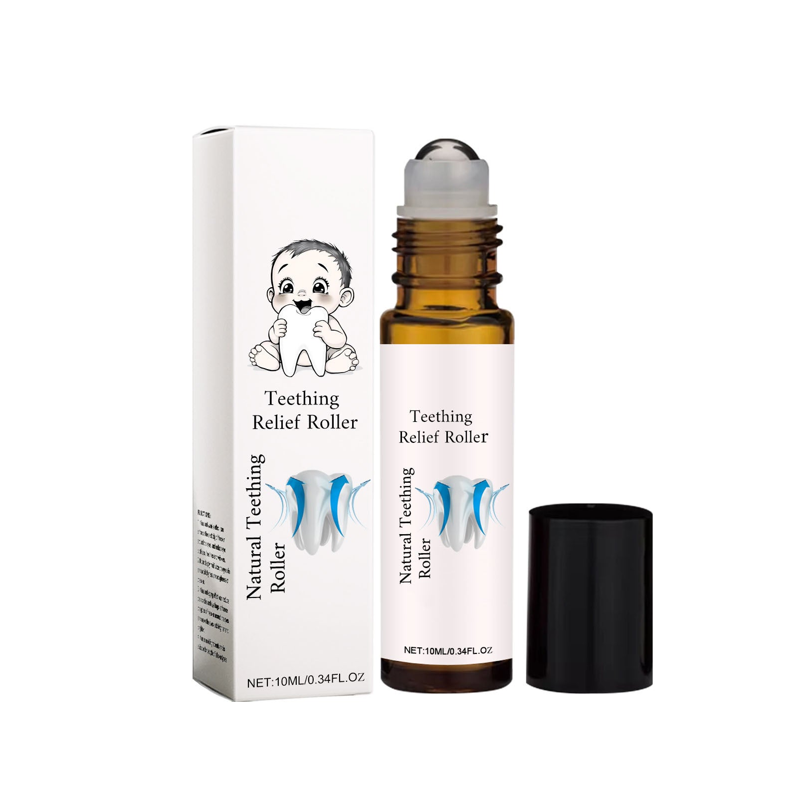 Children Teething Massage Roller Soothing Oil