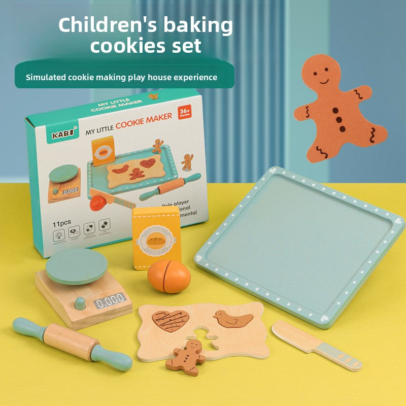 Children Wooden Simulation Tea Set Kitchen Play Toys