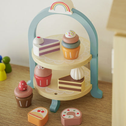 Children Wooden Simulation Tea Set Kitchen Play Toys