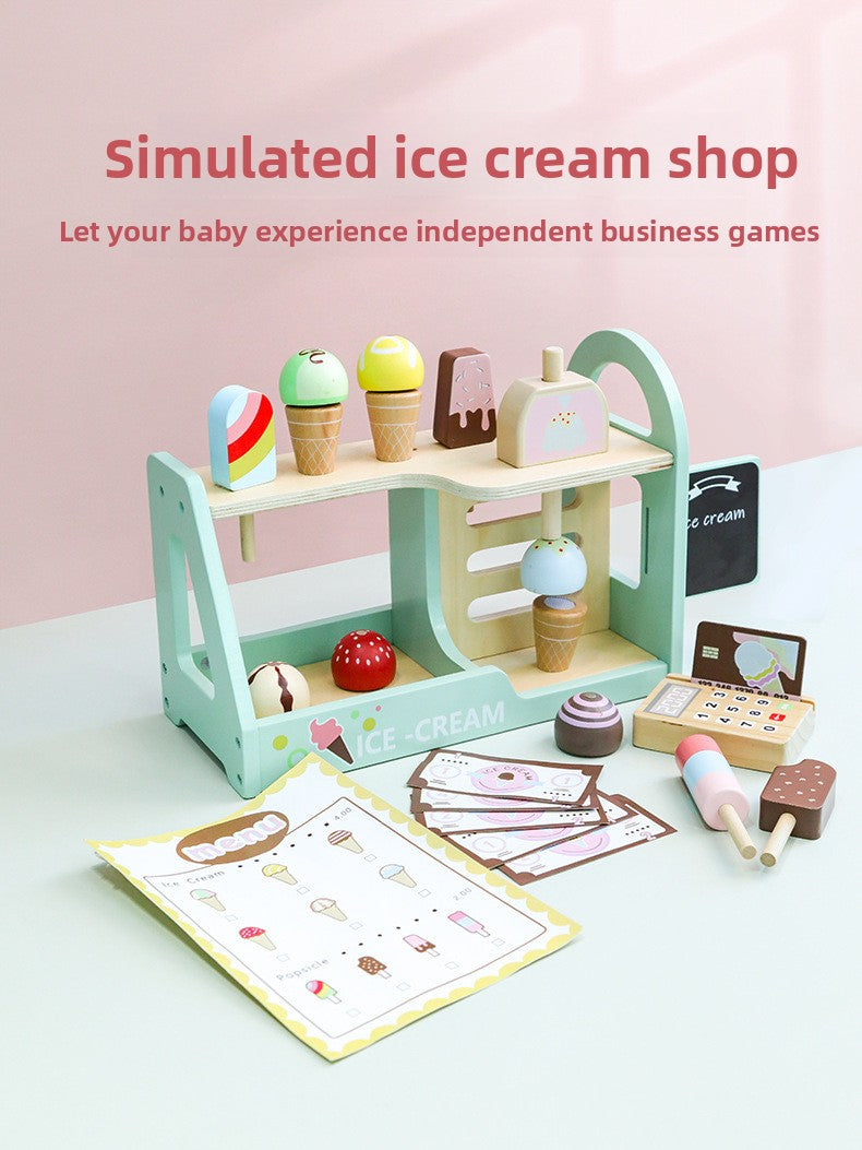 Children Wooden Simulation Tea Set Kitchen Play Toys
