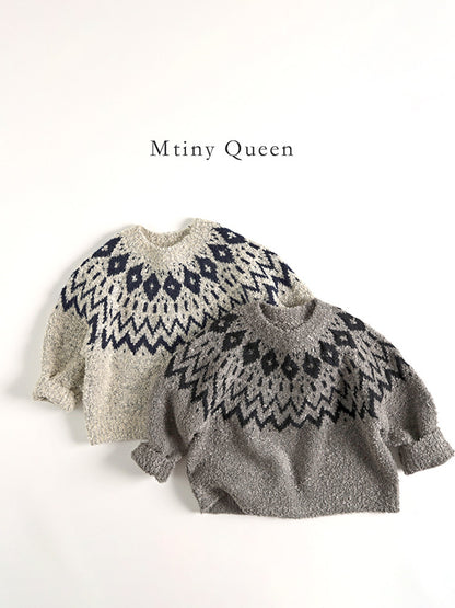 Childrens Acrylic Knit Sweater