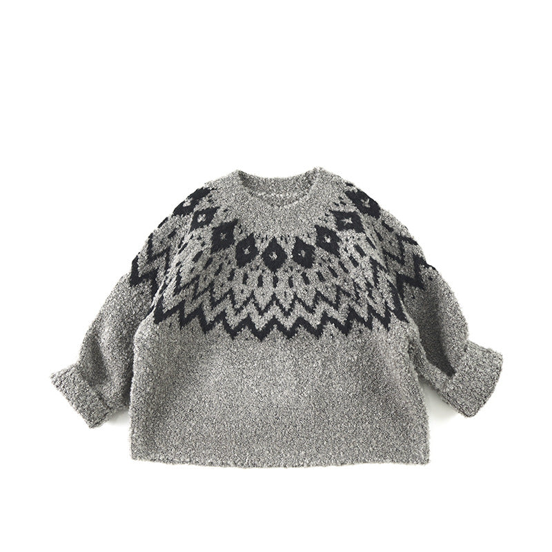 Childrens Acrylic Knit Sweater