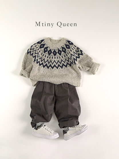 Childrens Acrylic Knit Sweater
