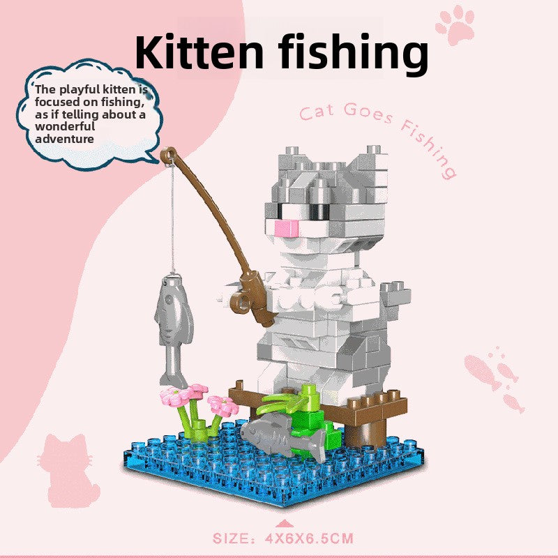 Childrens Animal Building Blocks Set