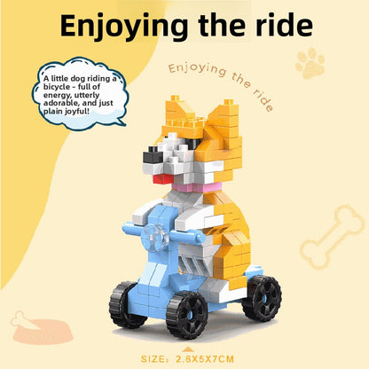 Childrens Animal Building Blocks Set