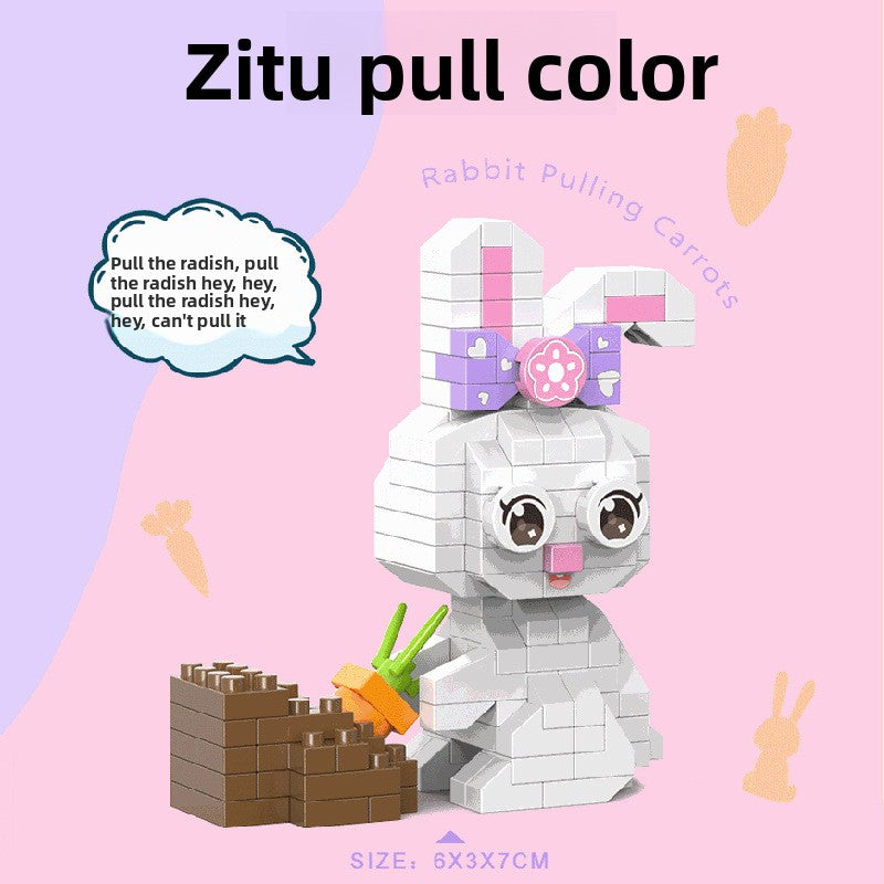 Childrens Animal Building Blocks Set
