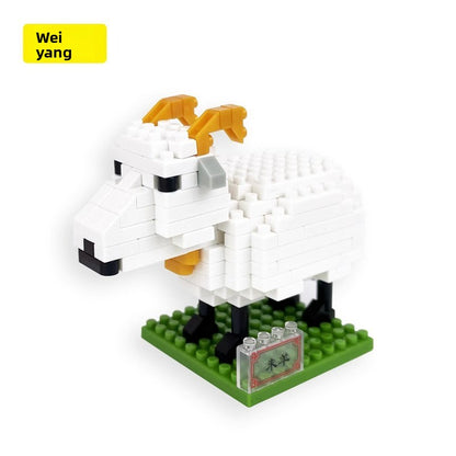 Childrens Animal Building Blocks Set
