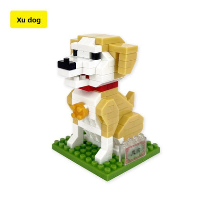 Childrens Animal Building Blocks Set