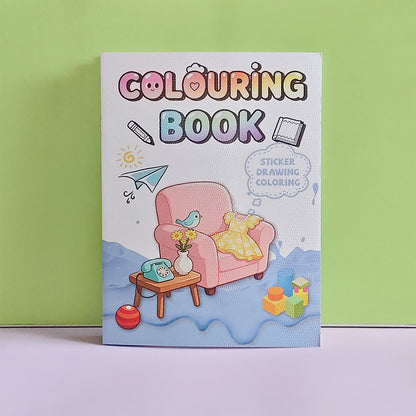 Childrens Animal Transportation Coloring Book