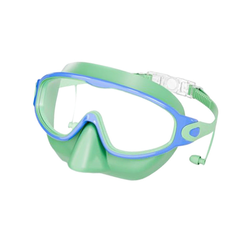 Childrens Anti-Fog Swimming Goggles with Nose Cover