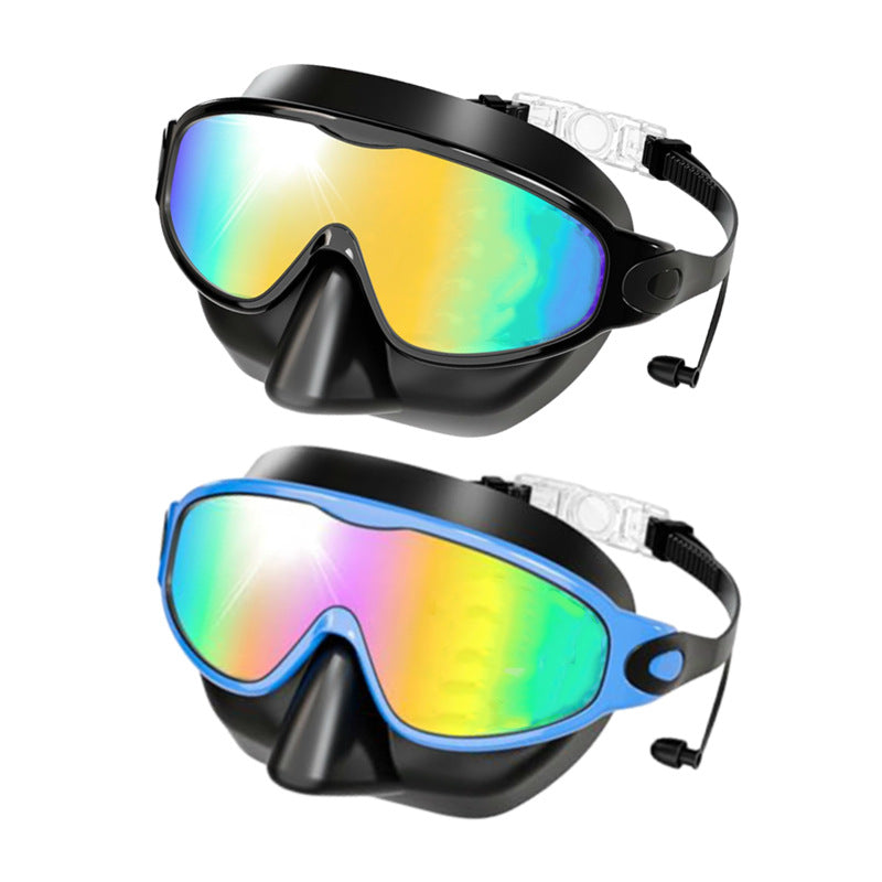 Childrens Anti-Fog Swimming Goggles with Nose Cover