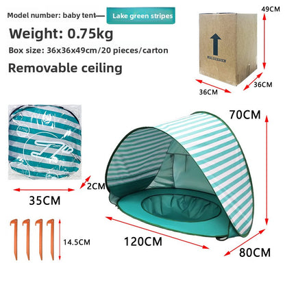 Childrens Baby Beach Sun Shelter Pop Up Tent