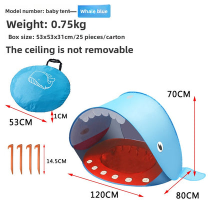 Childrens Baby Beach Sun Shelter Pop Up Tent