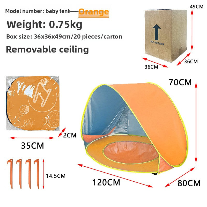 Childrens Baby Beach Sun Shelter Pop Up Tent