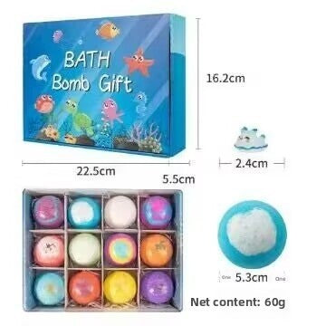 Childrens Bath Balls with Hidden Toys